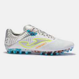 Ghete fotbal Joma Xpander 233, iarba artificiala - Alb/argintiu, 44