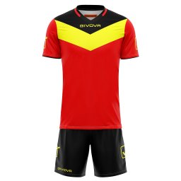 Kit Givova Campo - Rosu/Galben, M
