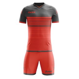 Kit fotbal Zeus Elio - Rosu/Gri, 2XL