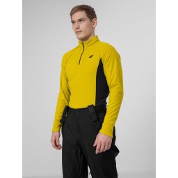 Lenjerie de corp tricou barbati Fleece 4F BIMP011 - Galben, 3XL