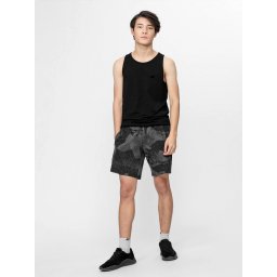 Maieu Barbati Slim 4F (set 2 bucati) - Negru/Gri, XXL