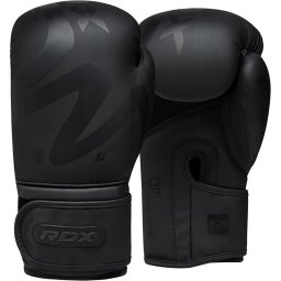 Manusi Box Rdx MATTE BLACK - Negru, 14 oz