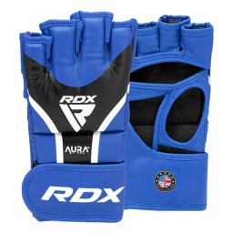 Manusi Grappling Rdx AURA PLUS T-17 - ALBASTRU NEGRU, L
