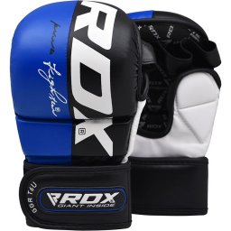 Mănuși MMA RDX Rex Sparring Piele Maya Hide Bleumarin - Bleumarin, L