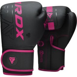 Mănuși Box RDX F6 Kara Negru/Roz/Alb - Roz, 8oz