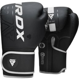 Mănuși Box RDX F6 Kara Negru/Roz/Alb - Alb, 8oz