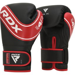 Manusi box pentru copii Rdx ROBO - Rosu/Negru, 4oz