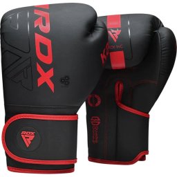 Mănuși Box RDX F6 Matte Roșu - Rosu, 16oz