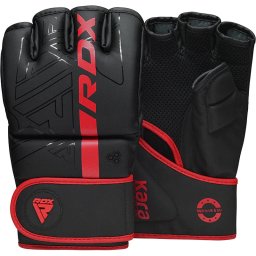 Mănuși Grappling RDX F6 Kara Roșu - Rosu, XL