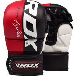 Mănuși Grappling RDX Rex Piele Maya Hide Roșu - Rosu, S