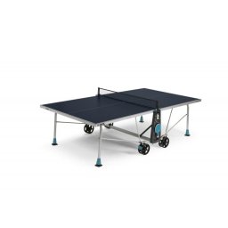 Masă Tenis de Masă Cornilleau 200X Outdoor - Laminat 5mm, 2 Frâne, Clasa D - Albastru, uni