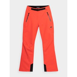 PANTALONI DE SCHI 4FPRO MEMBRANA DERMIZAXÂ® 20 000 PENTRU FEMEI - Rosu fluo, XS