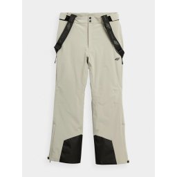 PANTALONI DE SCHI CU BRETELE MEMBRANA 10 000 PENTRU BARBATI - Gri, 3XL