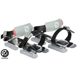Patine copii Nidam Bob Skates, ajustabile 24-34 - negru/argintiu, 24-34