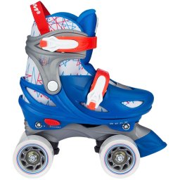 Role Quad Reglabile Nijdam Geo Metricker Junior Multicolor - Multicolor, 33-36