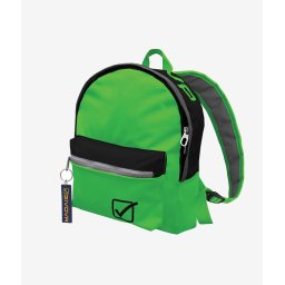 Rucsac Sport Givova University – Nylon, Logo Printat, 12 Culori - Verde fluo/Negru, uni