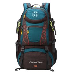 Rucsac Drumeție MAUI & SONS 50L Nailon - Petrol, 50L