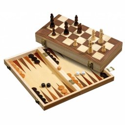 Set Joc sah-table-dame Philos - Multicolor, uni