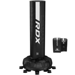Set Sac Box de Podea RDX F6 Kara 6FT cu Mănuși Incluse - Alb, 6FT