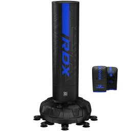 Set Sac Box de Podea RDX F6 Kara 6FT cu Mănuși Incluse - Bleumarin, 6FT