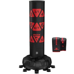 Sac Box Podea RDX KT Ronin 2-în-1 cu Mănuși Incluse - Rosu, 6FT