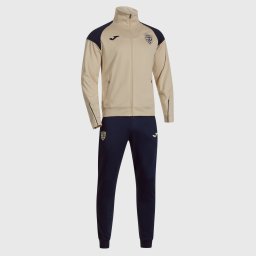 Trening Fotbal Bărbați Joma FRF Free Time Fleece - Crem, XL