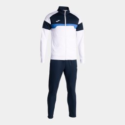 Trening Bărbați Joma Danubio III – Fleece Interior, Fermoar Complet, 6 Culori - Alb/Bleumarin, XS