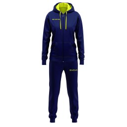 Trening dama, Relax Givova Lady - Bleumarin/Galben fluo, L