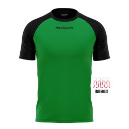 Tricou Givova Capo - Verde/Negru, 2XL