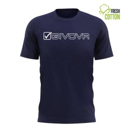 Tricou Fotbal GIVOVA Mondo Bumbac 100% 170g/m² - Bleumarin, S