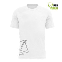 Tricou Unisex GIVOVA Reflective Bumbac 100% - Alb, 2XL
