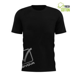 Tricou Unisex GIVOVA Reflective Bumbac 100% - Negru, S