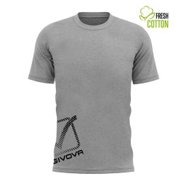 Tricou Unisex GIVOVA Reflective Bumbac 100% - Gri, S