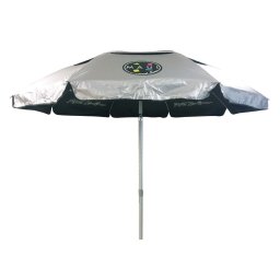 Umbrela plaja Maui & Sons, 190 cm, UltraLight, protectie UV50+ - Gri/Negru, 190 cm