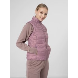 VESTA MATLASATA DIN PUF PENTRU FEMEI 4F - Mov Deschis, XS