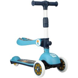 Trotinetă Triplă cu Scaun NIJDAM Guardian Rider