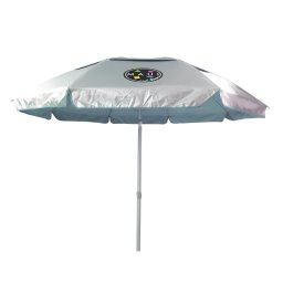 Umbrela plaja Maui&Sons 190 cm, UltraLight, rabatabila, protectie UPF50+, husa transport, albastru deschis