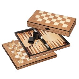 Set joc Sah,Table,Dame, 40 mm