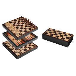 Set joc Sah/Table/Dame Philos, 22 mm