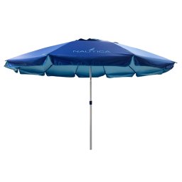 Umbrelă Plajă Nautica XL 220 cm UPF50+ Fibră Sticlă Husă Transport