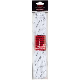 Set 2 perechi sireturi Nijdam, 220 cm, Alb/Negru