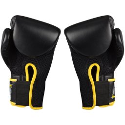 Mănuși Box PU Avento 8 Oz Negru/Galben