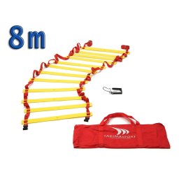 Scară Coordonare Yakimasport PRO 8m 17 Trepte Roșu/Galben