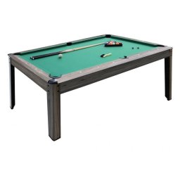 Masă Biliard Garlando Austin 7 Stejar Gri | Suprafata joc 200 × 100 cm