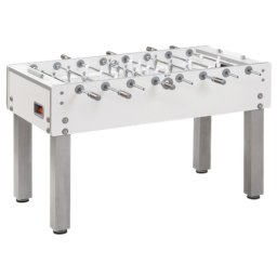 RESIGILAT Masa fotbal Garlando G500 Pure White, telescopic