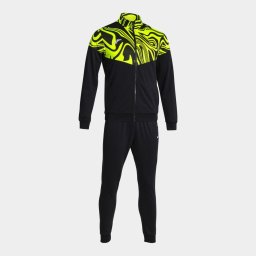 Trening Fotbal Bărbați Joma Lion II Fleece Negru/Galben Fluo - negru/galben fluo, S