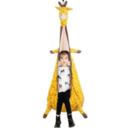 Hamac Balansoar Copii cu Girafă – Bumbac, 70x150 cm, Max 80 kg