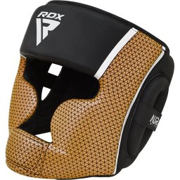 Cășcă Box RDX Aura Plus T-17 Negru/Auriu Roșu/Negru Albastru/Negru - Negru/Auriu, M