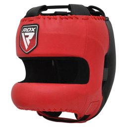 Cască Box RDX Apex cu Protecție Nas - Rosu, S