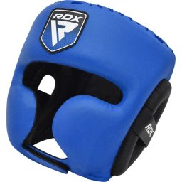 Casca de box RDX APEXm, cu protectie pentru obraji - Bleumarin, XL